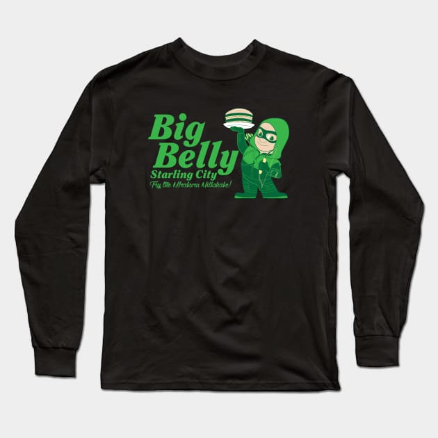 Big Belly Burger Starling City Long Sleeve T-Shirt by kentcribbs